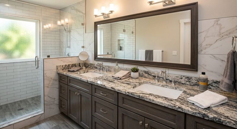 Granite Shower Installation in Lewis County, WA