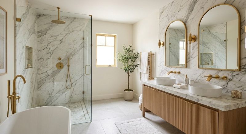Granite Shower Installation in Lewis County, WA